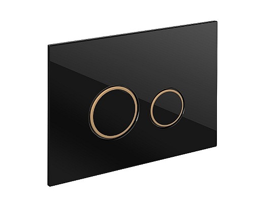 Клавиша смыва Cersanit Link 63534 Черная матовая