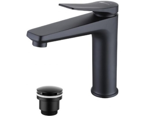 Смеситель для раковины Lemark Bronx LM3737BL Черный