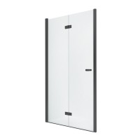 Душевая дверь NEW TRENDY NEW SOLEO BLACK складные L 90x195 (черный)