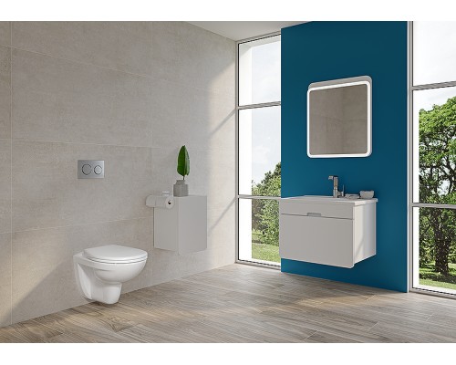Комплект унитаза с инсталляцией Vitra Normus 9773B003-7201 с сиденьем и кнопкой смыва Белой