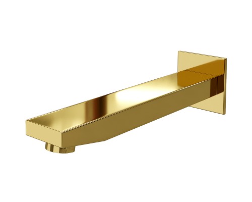 Излив для смесителя WasserKRAFT Sauer A187 Золото глянцевое