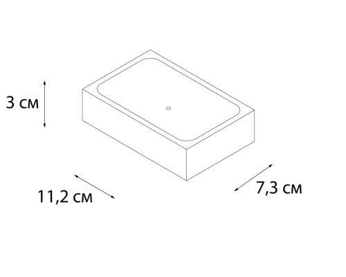 Мыльница FIXSEN Blanco