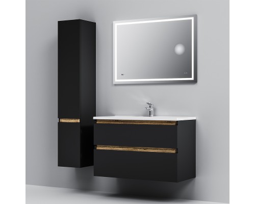 Тумба под раковину AM.PM X-Joy 100 M85AFHX1002BM подвесная Черная матовая