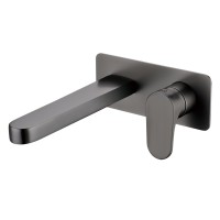 Смеситель для умывальника из стены Boheme Spectre Gunmetal