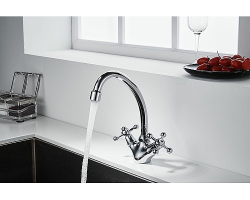 Смеситель для кухни Decoroom DR54028 Хром