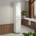 Шкаф пенал Comforty Сочи 35 Белый глянец