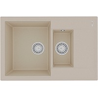 Кухонная мойка Lemark Ramza 760 9910038 Бежевая