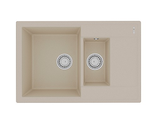Кухонная мойка Lemark Ramza 760 9910038 Бежевая Кухонная мойка Lemark Ramza 760 9910038 Бежевая