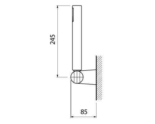 Душевой гарнитур Webert AC0116560, черный