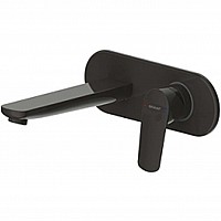 Смеситель для раковины Bravat Rhein P8429564BW-ENG Черный матовый