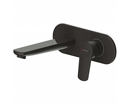Смеситель для раковины Bravat Rhein P8429564BW-ENG Черный матовый