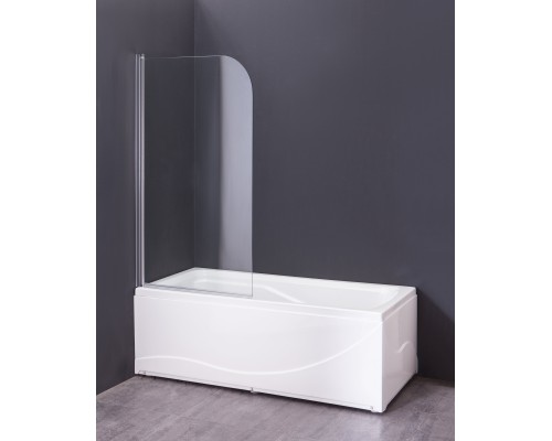 Шторка для ванны Grossman 140x80 алюминиевый профиль