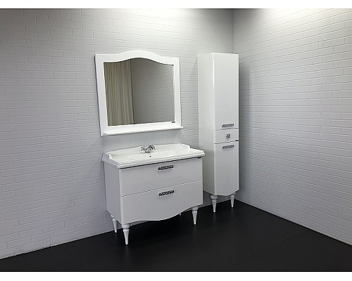 Тумба с раковиной Comforty Монако 100 00004136346 Белая