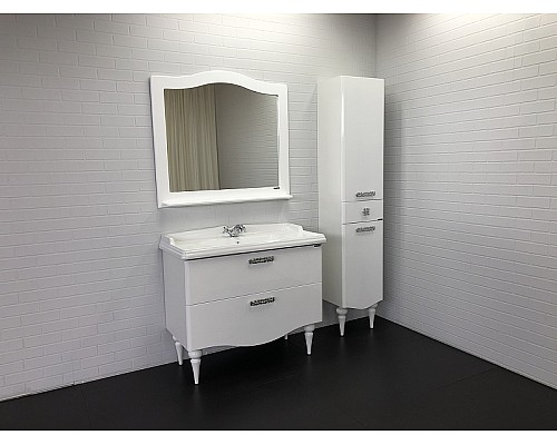 Тумба с раковиной Comforty Монако 100 00004136346 Белая