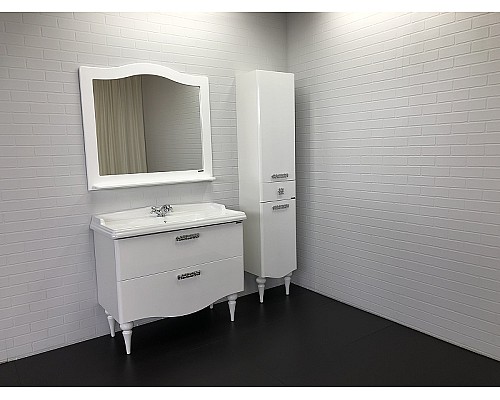 Тумба с раковиной Comforty Монако 100 00004136346 Белая
