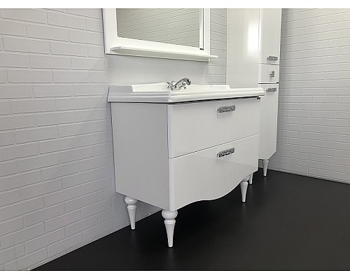 Тумба с раковиной Comforty Монако 100 00004136346 Белая