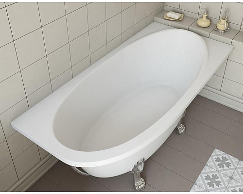 Ванна из искусственного камня Эстет Венеция правая 170х80