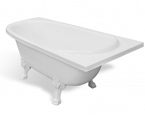 Ванна из искусственного камня Эстет Венеция правая 170х80