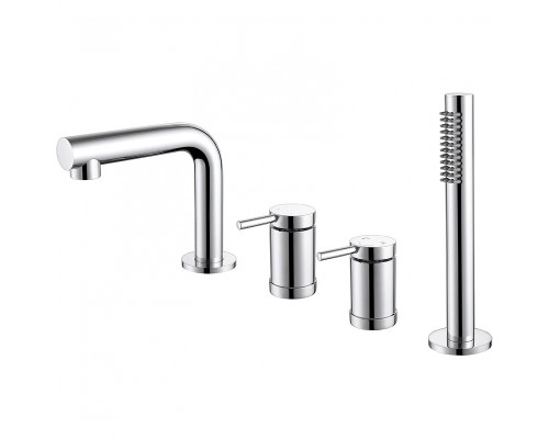 Смеситель на борт ванны Abber Emotion AF8813 Хром