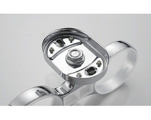 Стакан для зубных щеток Haiba HB1908 двойной Хром