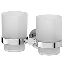 Держатель с 2-мя стаканами (матовое стекло; хром) Artwelle HAR 013 