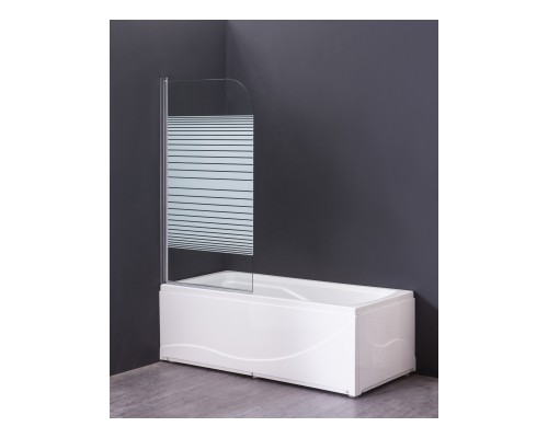 Шторка для ванны Grossman 140x80 алюминиевый профиль