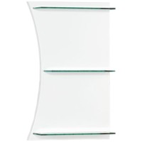 Полка Aquanet Опера 45 169630 с подсветкой Белая