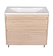 Тумба под раковину напольная Style Line Атлантика 100 ЛС-00000682 ясень перламутр