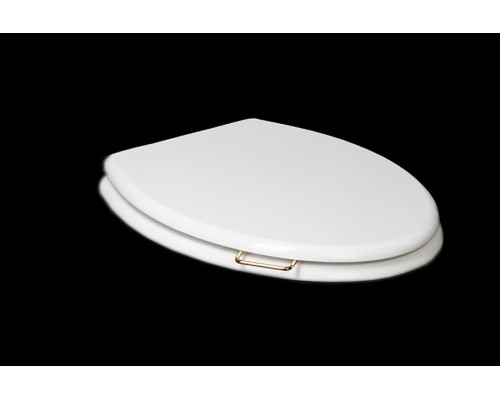 Крышка массив для унитаза Boheme Puro микролифт GOLD Комплект