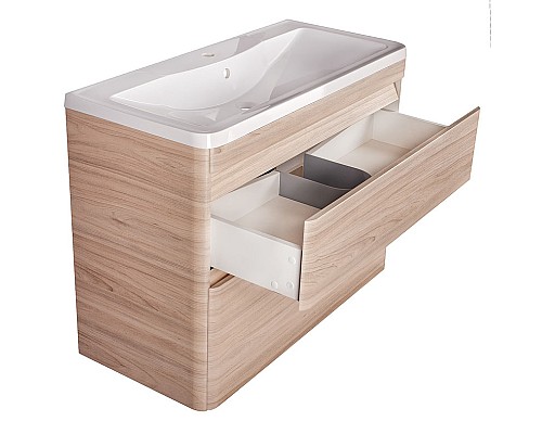 Тумба под раковину напольная Style Line Атлантика 100 ЛС-00000682 ясень перламутр