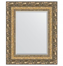 Зеркало Evoform Exclusive 55х45 BY 1372 с фацетом в багетной раме - Виньетка бронзовая 85 мм