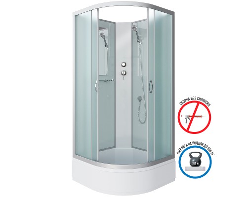 Душевая кабина Niagara Classic 90x90 NG-3301-14BK без гидромассажа