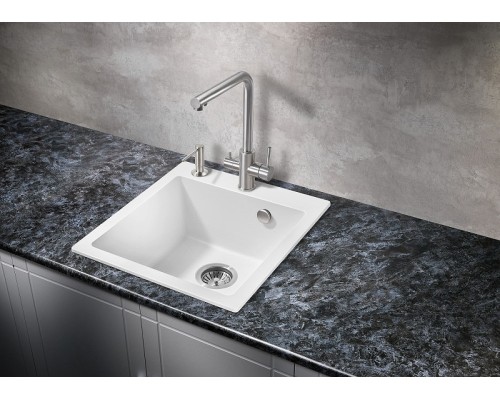 Кухонная мойка Milacio Murcia 46 Cuarzo MC.77032 Белая