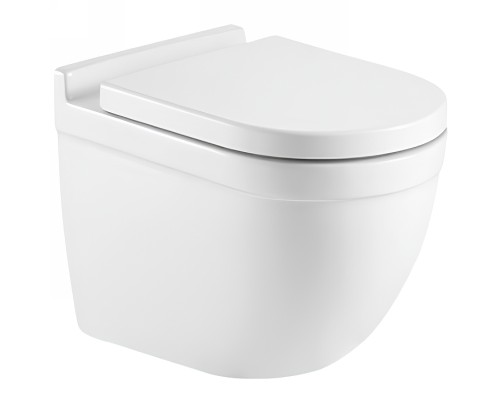 Унитаз AQUAme AQM2010 подвесной Белый глянец с сиденьем Микролифт