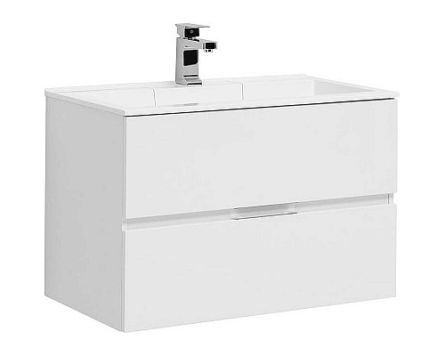Тумба под раковину Aquanet Алвита 80 235339 подвесная Белая
