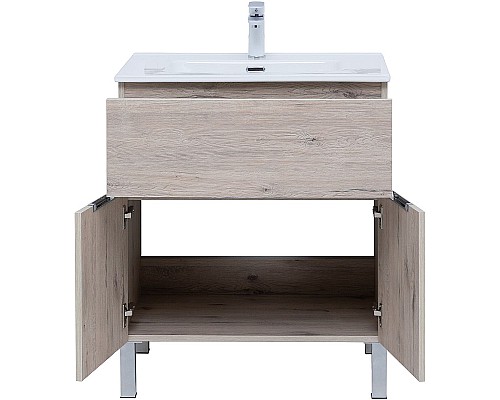 Тумба под раковину Aquanet Алвита New 70 303902 Дуб веллингтон белый