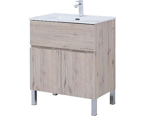 Тумба под раковину Aquanet Алвита New 70 303902 Дуб веллингтон белый