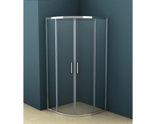 Душевой уголок Azario Ostin AZ-121 S А 100*100*195 профиль Хром стекло прозрачное