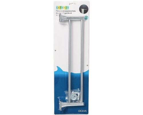 Полотенцедержатель Grampus Ocean GR-2002 двойной Хром