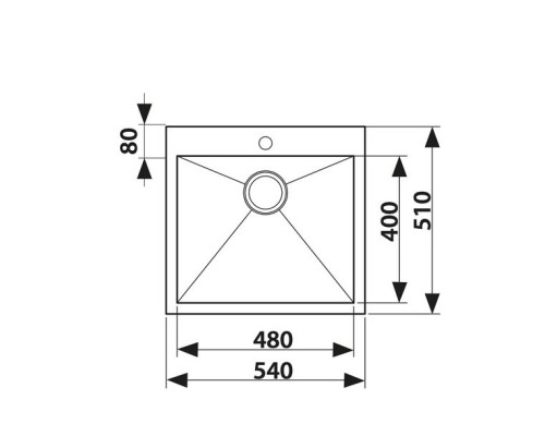 Кухонная мойка Kaiser KSM-5452 Black