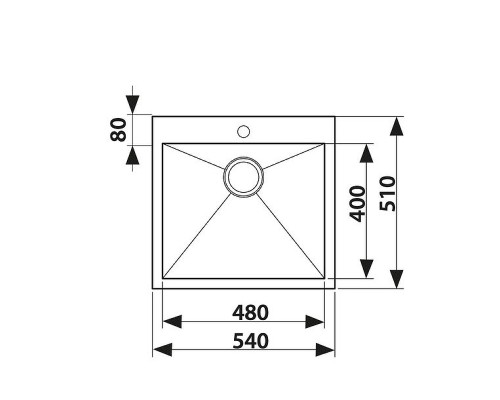 Кухонная мойка Kaiser KSM-5452 Black