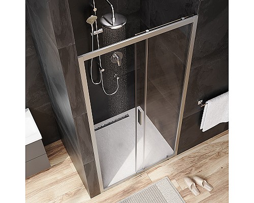 Душевая дверь AM.PM Gem Solo 110 W90G-110-1-195MT профиль Хром матовый стекло прозрачное