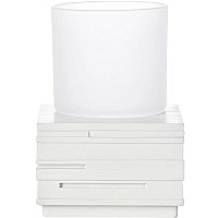 Стакан для зубных щеток Ridder Brick 22150101 Белый