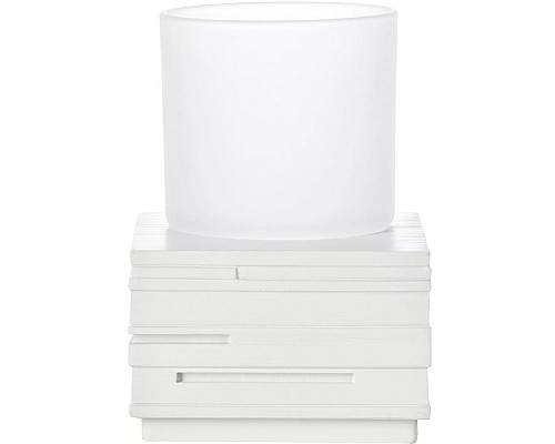 Стакан для зубных щеток Ridder Brick 22150101 Белый