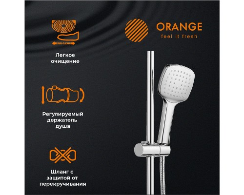 Душевая система Orange с термостатом Хром