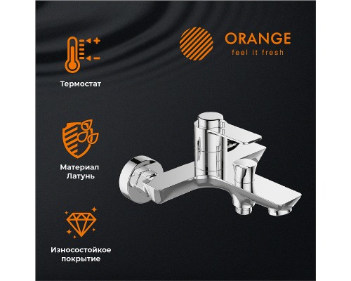 Душевая система Orange с термостатом Хром