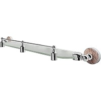 Стеклянная полка WasserKRAFT Nau K-7744 Хром