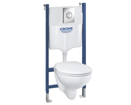 Инсталляция 5 в 1 Grohe с подвесным унитазом