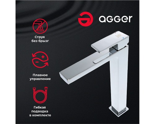 Смеситель для раковины Agger Great Хром