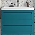 Тумба под раковину Art&Max AM-Platino-750-2C-SO-TM подвесная Бирюзовая матовая
